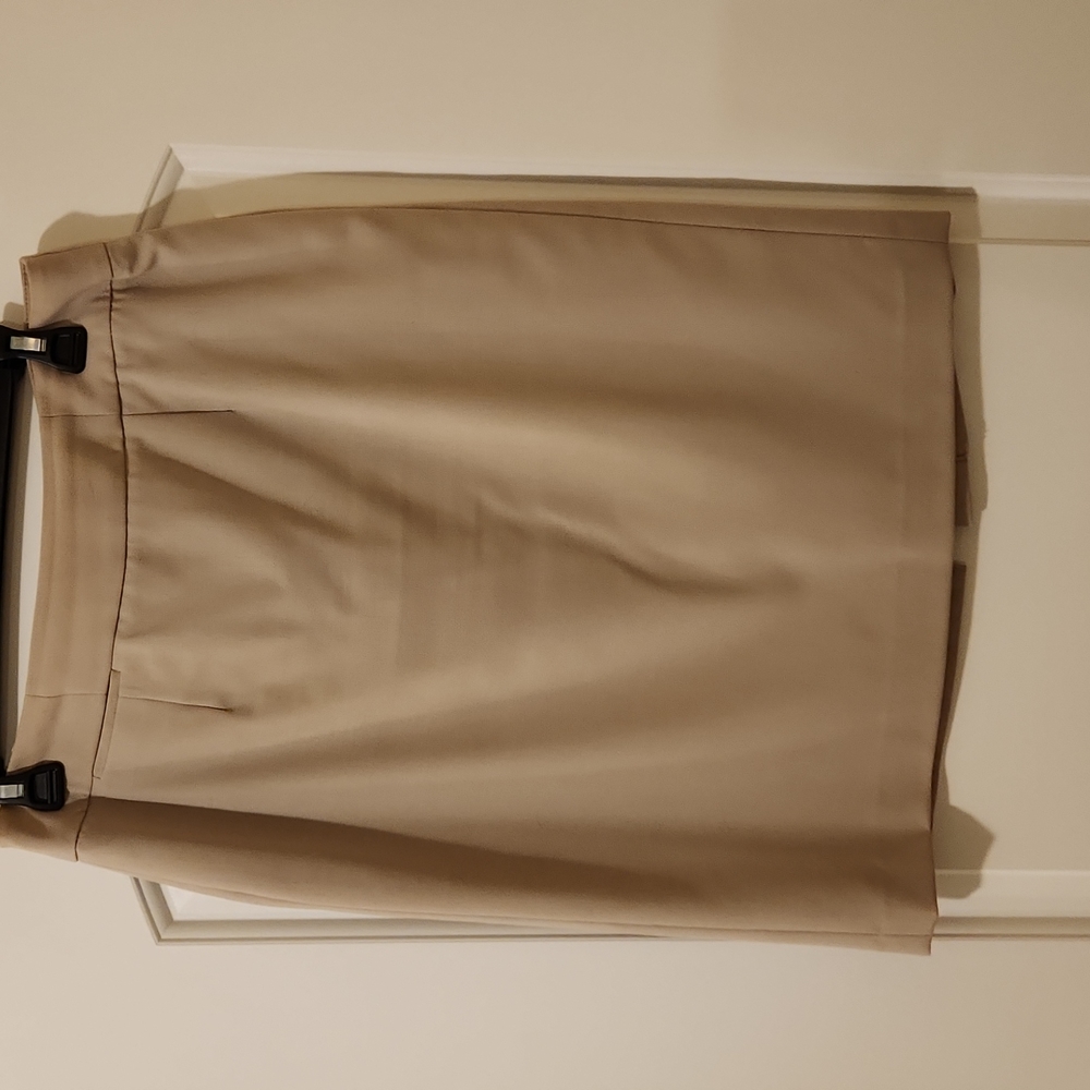 Tan colored dress skirt by Calvin Klein